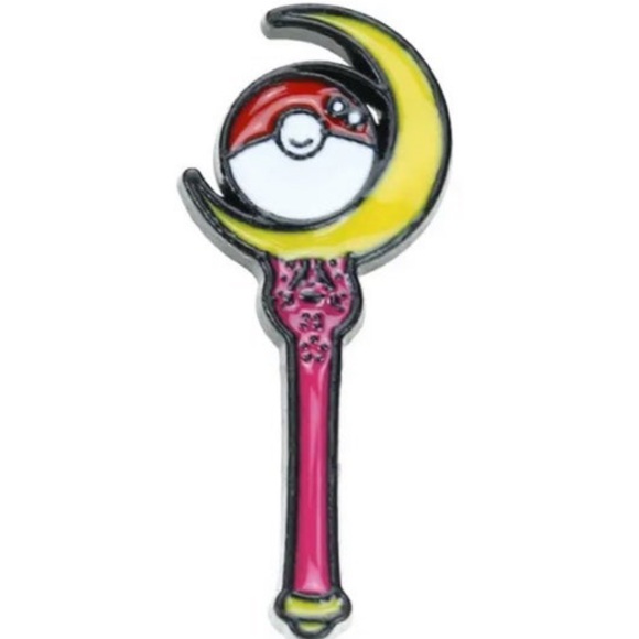 Sailor Moon/ Pokémon Wand Pin - Picture 1 of 3